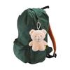 Sunlemon Fluffy Tatton Pass Pouch Bear PK 12 x 5 x 19cm Miscellaneous Goods/IC Card Holder/Small Items Carabiner/Reel Cord Included Animal Bear