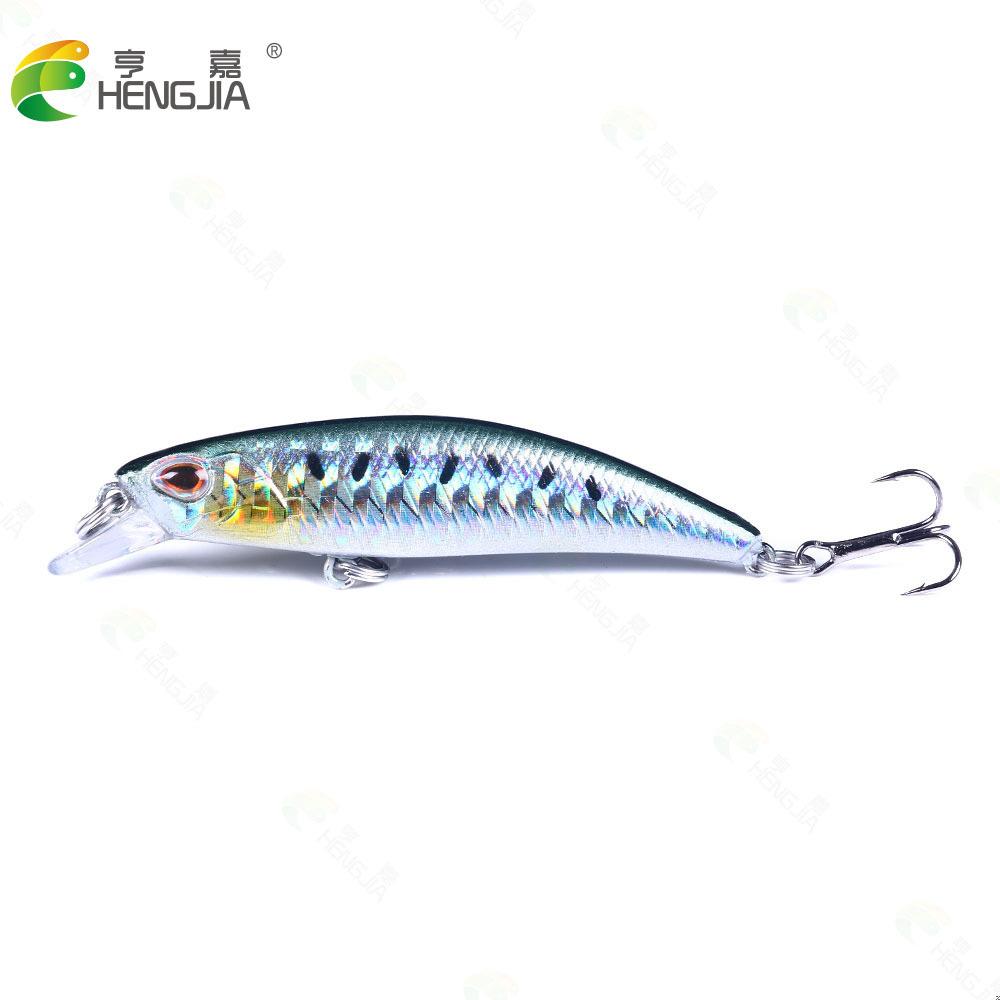 New Submerged Long Casting Minnow Lure6.8CM6.5G10High Carbon Steel Hook Lure Set for Bass and Perch Fishing