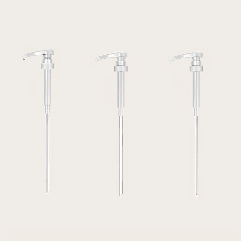 3PCS-kitchen Oyster sauce bottle mouth pressure pump head down sauce artifact device of fuel bottle extrusion household sold