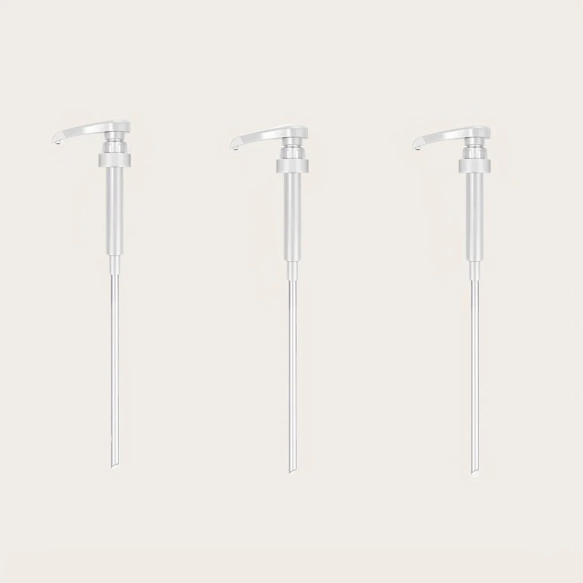 

3 шт.-кухонный дозатор для бутылки устричного соуса, нажимная головка насоса, устройство для выдавливания соуса из бутылки для масла, бытовой, продается белый