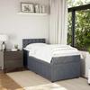 Maison Exclusive - Bettlattenrost mit Matratze Dunkelgrau 100x200 cm