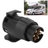 2pcs Trailer Plug Adapter Kit 7 To 13 Pin 13 To 7 Pin Connector Set Truck Interface RV Power Cord So
