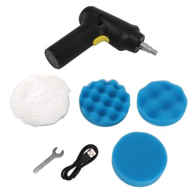 Cordless Buffer Polisher USB Rechargeable 3 Speeds Adjustable Portable Electric Polishing Machine