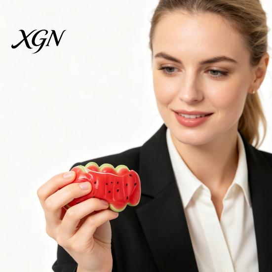 TPR Stress Ball Watermelon Dessert Squeeze Toy Anti-Anxiety Slow Rising Food Relaxation Fidget Sensory Pinch Summer Party Favors