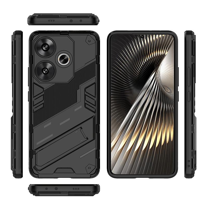 For Xiaomi Redmi Turbo3 Case Armor Shockproof Phone Case For Redmy Turbo3 Turbo 3 RedmiTurbo3 5G Car Magnetic Holder Back Cover