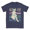 Alysa Liu Figure Skating Retro T Shirt Unisex Pure Cotton Novelty TShirt Round Collar Tee Shirt Short Sleeve Clothes Summer