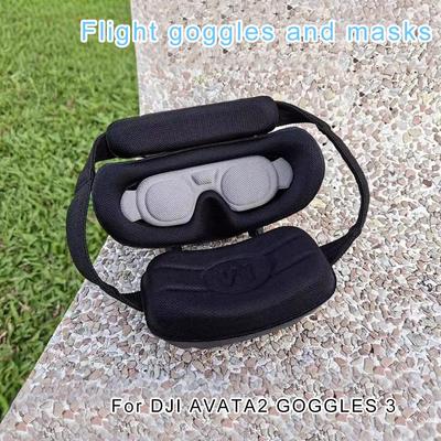 Sponge Eye Pad & Lens Protector for Avata 2 Goggles 3 Soft Face Cushion Cover Washable Avata 2 Drone Accessories
