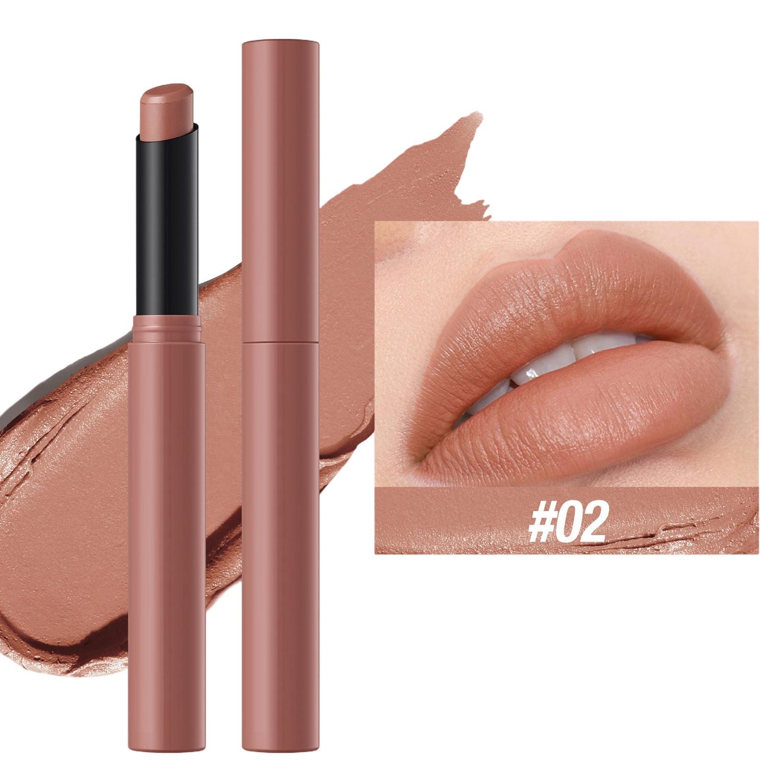 

Бархатная губная помада Nude Soft Dark High Color, стойкая водостойкая помада-бальзам для губ, косметика в подарок. One Size