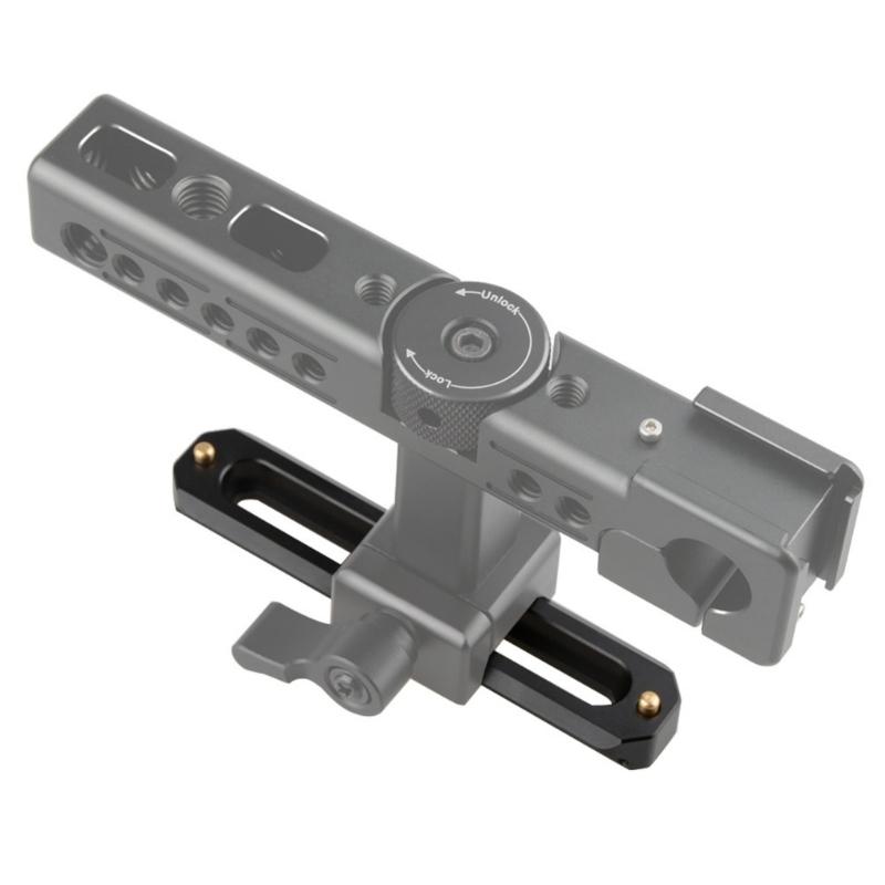 Aluminum Alloy NATOs Safety Rail Quick Release with 1/4 AntiTwist Screw for Camera Accessories