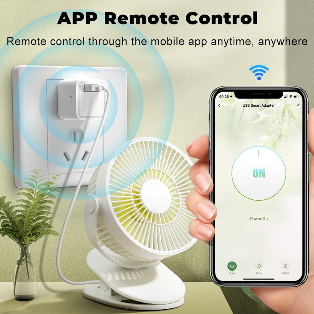 Home Sharing Power Adapter APP Control Home Sharing Charging Head APP Control Fireproof Material Heat-resistant