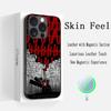 Anime Skibidi TV hot poster pattern Phone Case For iPhone 17 16 15 14 13 12 Plus Pro Max High-end Luxury Magsafe Sheepskin