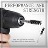 2/4 Pcs Golf Shaft Ferrules Brush Golf Clubs Head Hosel Brush Stainless Steel Bore Brush Wire Brush Cleaning Tool