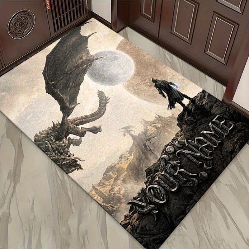 Name Custom Moonknight Carpet Rug for Living Room Bedroom Home Sofa Decoration,Kids Play Non-slip Floor Mat