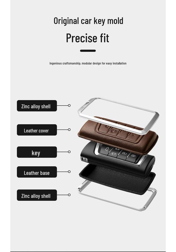 GAC Trumpchi Key Cover for GS4 Plus, Shadow Leopard GS8, Shadow Cool M8, Master GS3, M6 Pro Buckle