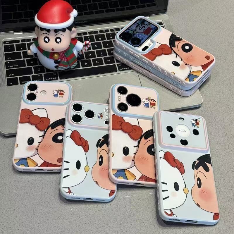Cute Little New Application Apple 11promax Mobile Phone Case 11 Love Big Window 11 Cartoon 11 Trend 11 Female