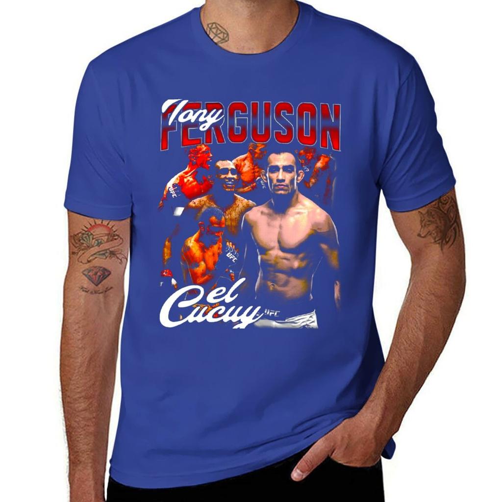 Tony Ferguson El Cucuy Vintage T-Shirt Custom T Shirt Graphic Tee Shirt Mens Workout Shirts