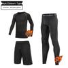 Plush Kids' Basketball & Football Quick-Dry Training Suits for Boys - Autumn/Winter Sports Tights & Base Layer Tops