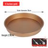 Pizza & Cake Pan Set: 6/7/8/9/10-Inch Oven-Safe Baking Molds for Home Use