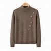 Hodo Women's Casual Mock Neck Knitted Sweater