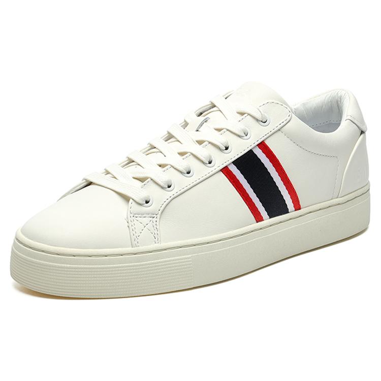 New FILA 1911 Court Leather 'White Red Black' F12M211201FSW