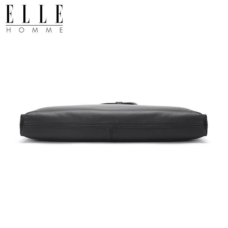 ELLE HOMME Men's Leather Business Briefcase