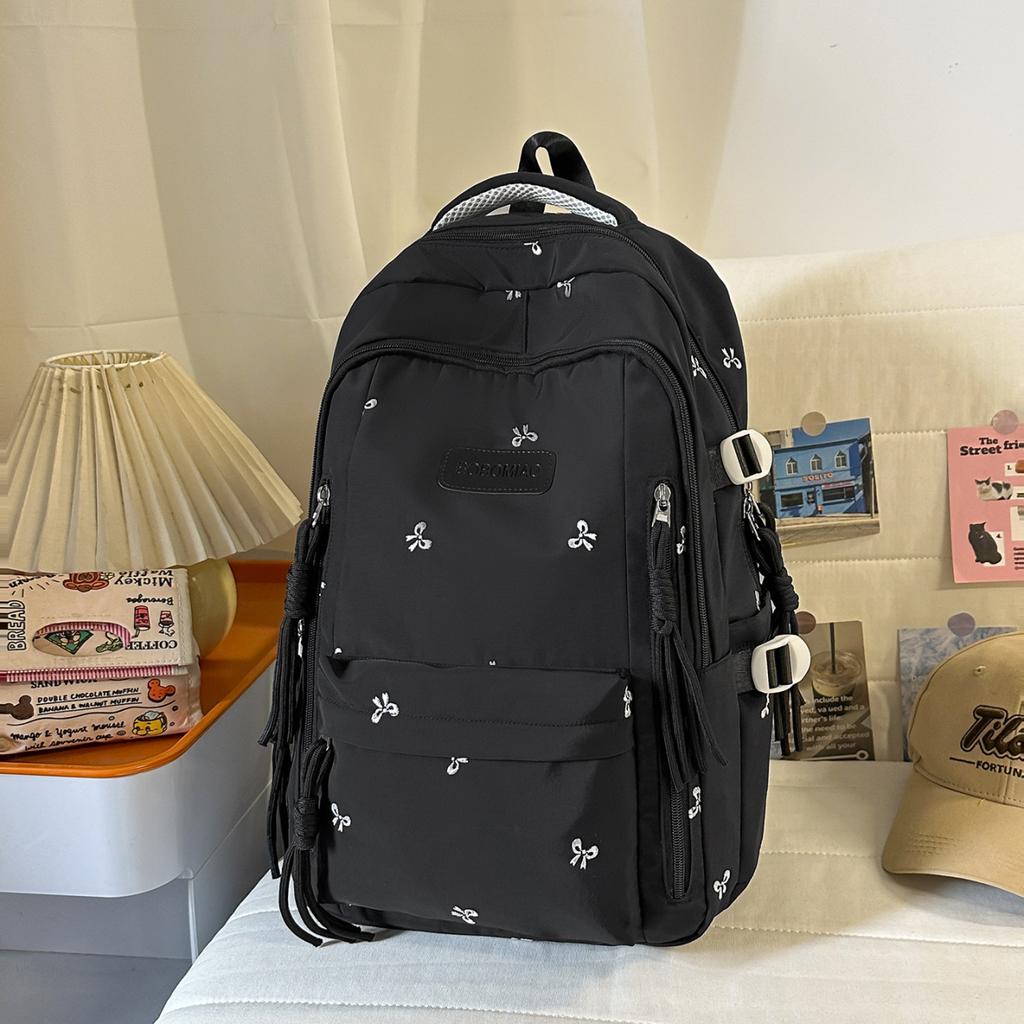 Schoolbag cute girl schoolbag large capacity college style junior high school girl high school college student backpack leisure travel backpack