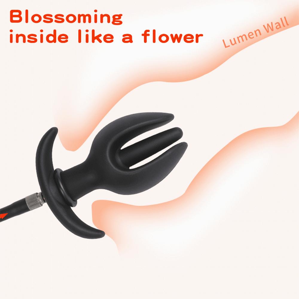 New Inflatable Anal Plug Separate Dildo Pump Go Out Wear Expandable Big Butt Plug Bdsm Massage Ass Dilator Sex Toys For