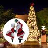Jul Gårdsskyltar Trädgårdspinnar Jul Tomte Gräsmatta Dekorationer Trädgård Träpinnar Gräsmatta Dekorationer Gårdsskyltar