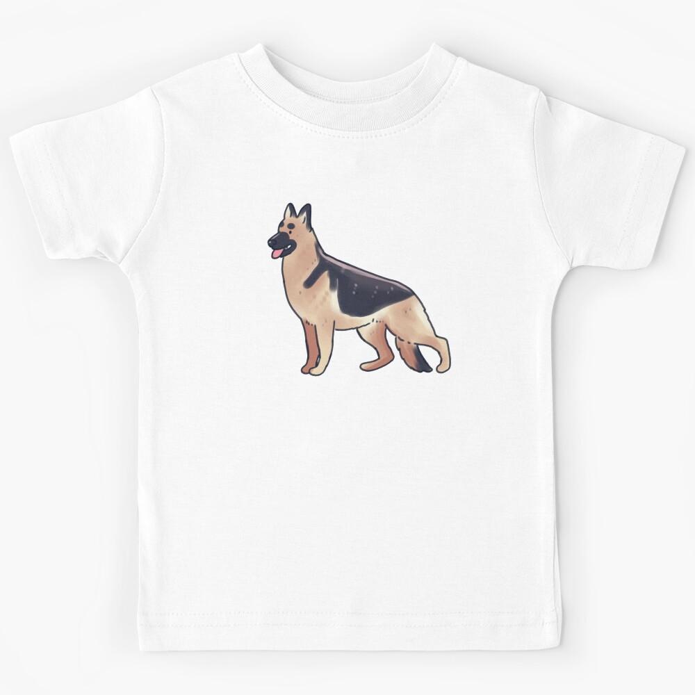 german shepherd art Kids T-Shirt 120