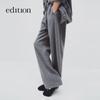 editionE+ Lifestyle Series 2025 Winter Wool Blend Casual Sport Sweatpants