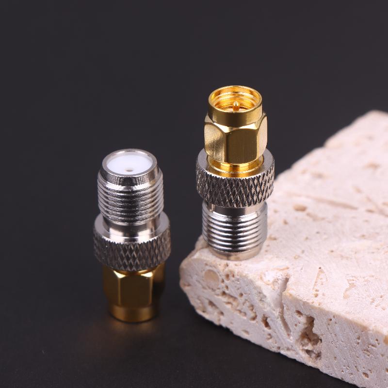 2Pcs/Group Sma Male Turn F Female Copper Rf Conversion Head Smaj/Fk Sma Internal Thread Inner Needle Turn F External Thread Inn
