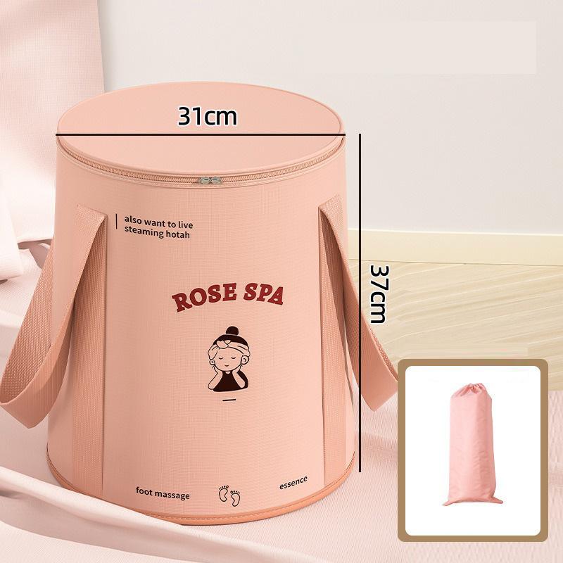 Collapsible foot bath bucket, insulated foot bath bag, foot washing basin, household foot bath, portable outdoor bucket
