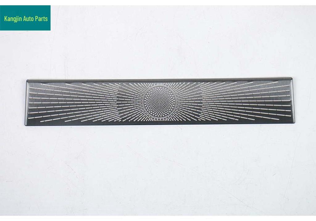 Black Stainless Steel Interior Mods: Reading Lights, Front Pillar Speaker Grilles, and Air Vents for 25 BYD Tang L Models.
