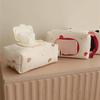 Cartoon Animal Flip Cover Tissue Box Wet Wipes Case Car Hanging Bag Paper Holder Storage Removable Napkin Storage Hanging Box