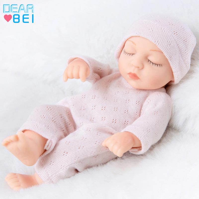 7-Inch Soft Vinyl Reborn Baby Doll Mini Figurine