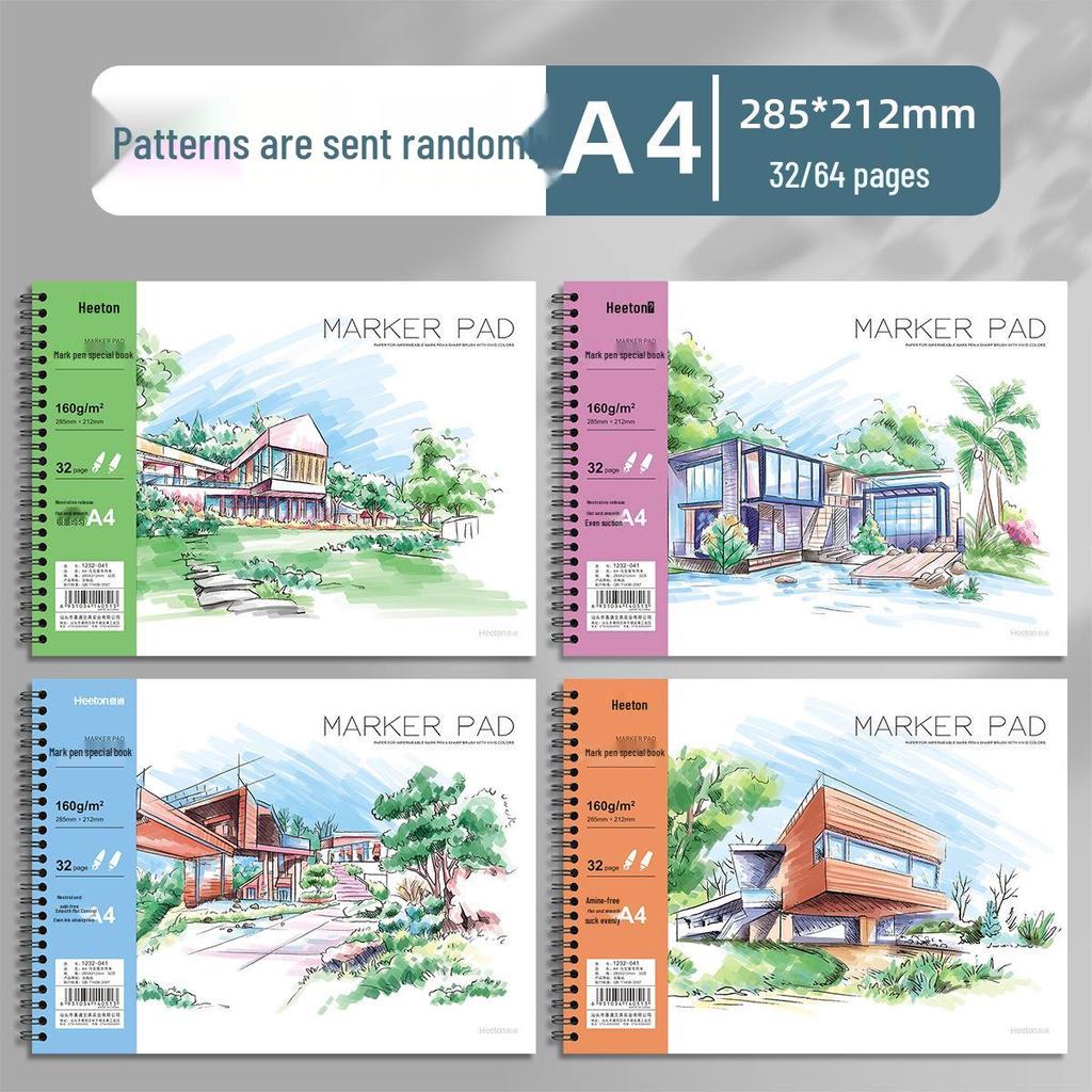 A4 Thickened Marker Sketchbook for Art & Drawing