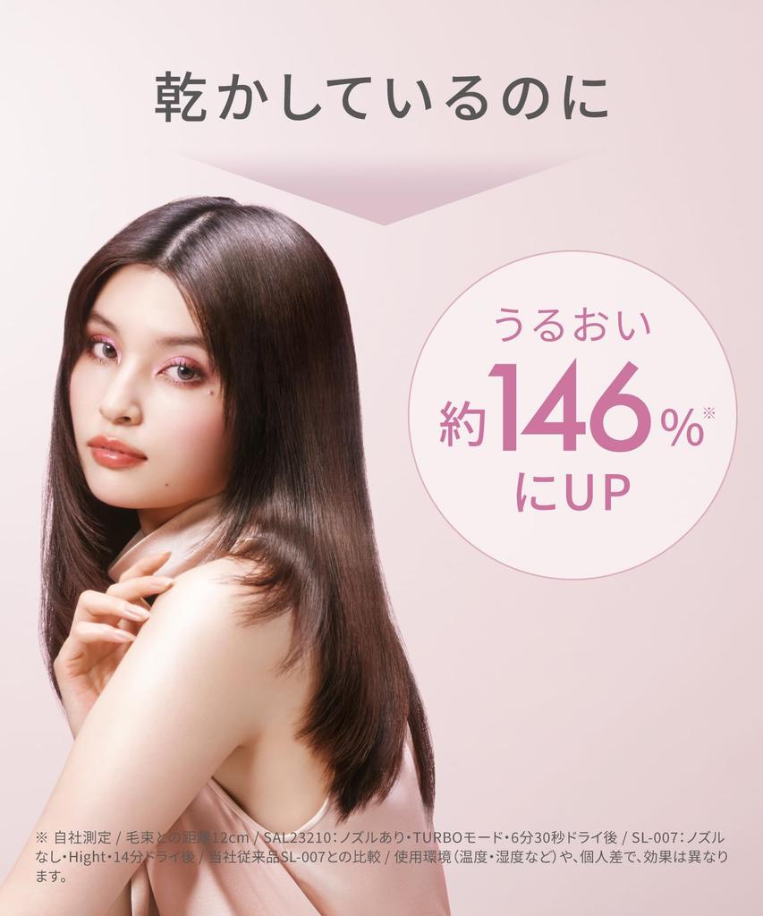 SALONIA Glossy Care Hair Dryer (Pink)