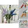 Wedding Silk Delphinium Flowers For Home Decor Photography Props And Event Display
