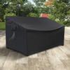 Outdoor Storage Bench Cover, Protective Cover For Bench Deck Box 70 Gallon Waterproof  Furniture Protective Accessories Covrs