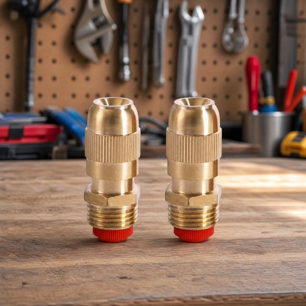 2PCS Brass Misting Nozzle Adjustable Irrigation Nozzle Garden Sprinkler Nozzle  Patio Cooling