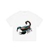 Black T-Shirt with Colorful Scorpion Print for Casual Wear