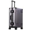 Aluminum-Magnesium Alloy Trolley Case: Universal Wheeled Luggage in 20”, 24”, 26”, 29” for Men and Women—Hard Shell Travel Suitcase