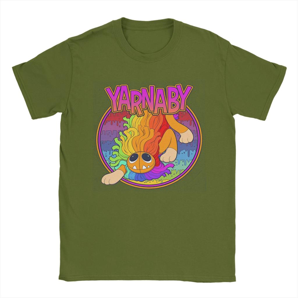 Yarnaby Tričko Poppys Hippie Trička Krátký Rukáv Vtipná Topy Letní Bavlna Kulatý Výstřih Oversized Trička