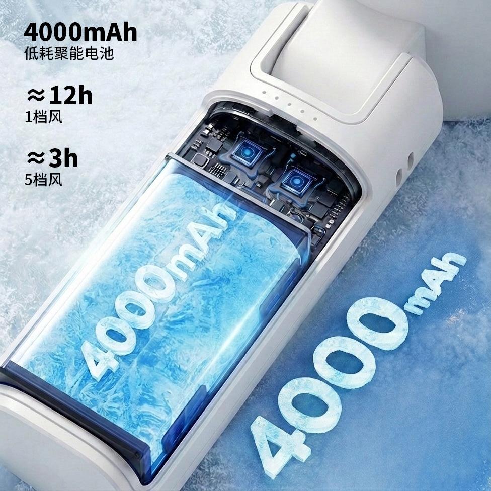 2026 new fan small handheld small fan desktop handheld cooling fan small dormitory usb electric fan [free lanyard] 4000mah