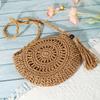 New Bohemian European and American Retro Style Classic Fashion Versatile Pure Handwoven Crossbody Bag