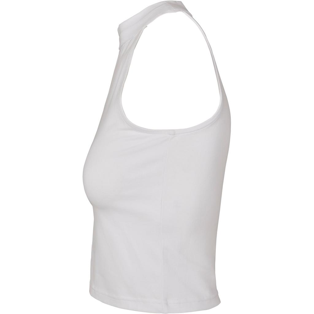 Baue deine Marke Damen Rollkragen Crop Top