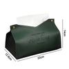 Tissue Case Leather  Napkin Holder Storage Container Car Tissue Box Solid color minimalist Home Living Room Decoration