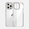 For iPhone 16E 16 Pro Plus Max Case Lens Military Drop Protection Crystal Anti-Fingerprint Non-Yellowing Cover Metal Buttons