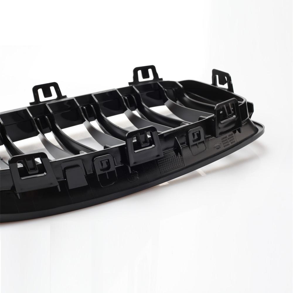 Car Front Bumper Grille Racing Grill For BMW 4 Series F32 F33 F36 M3 F80 M4 F82 12-18 Dual-Slat Glossy Black Accessories