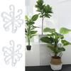 4PCS Plant Stem Support Clips Flower Stem Gathering Frame, Support Fixer Anti-Toppling, Hydroponic Branch Fixing Pot Rack